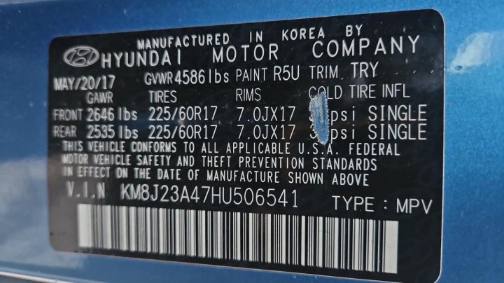 Hyundai Tucson SE 2017