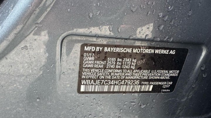 BMW 5 Series XI 2017