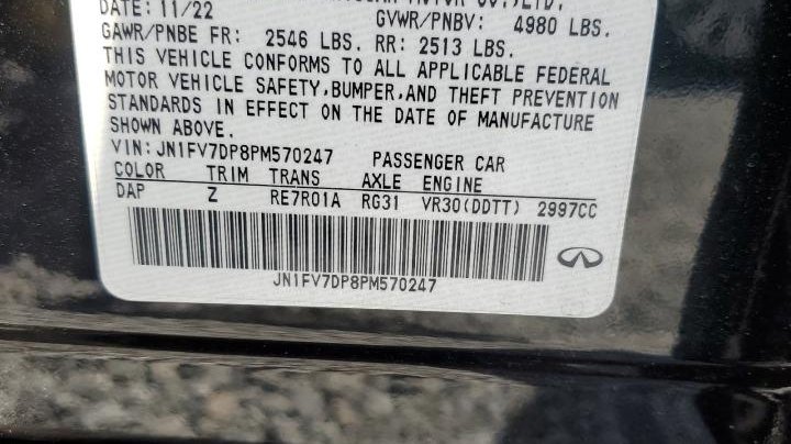 INFINITI Q50 RED SPORT 400 2023