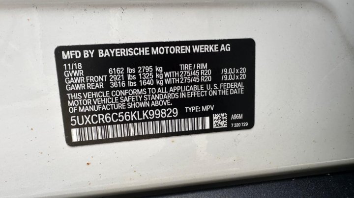 BMW X5 XDRIVE40I 2019