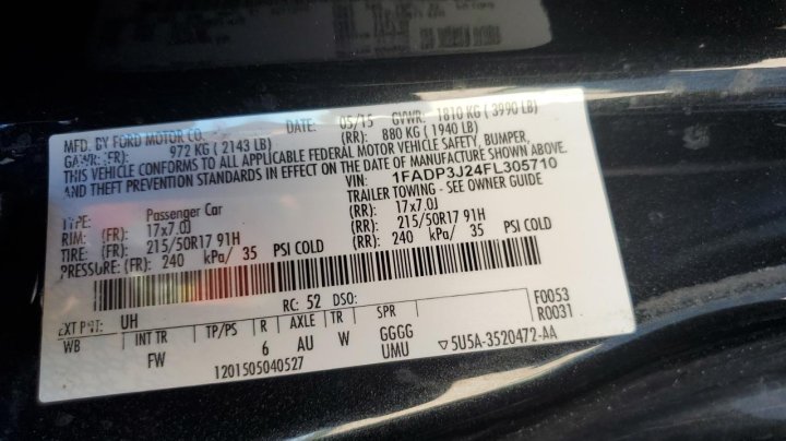 Ford Focus TITANIUM 2015