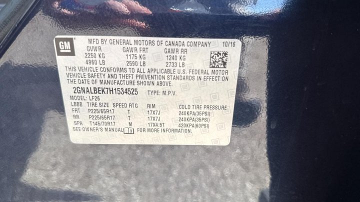 Chevrolet Equinox LS 2017