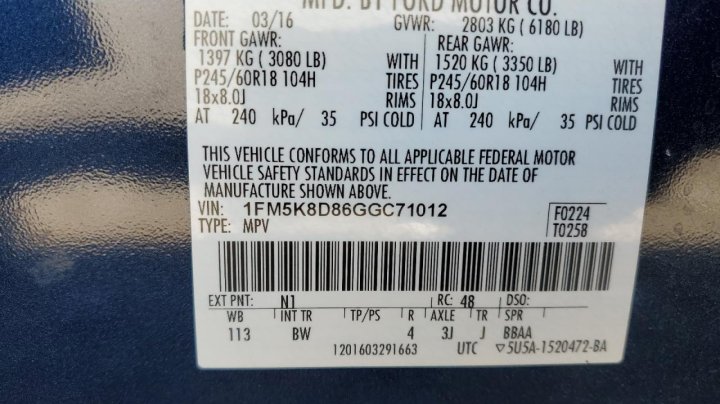 Ford Explorer XLT 2016