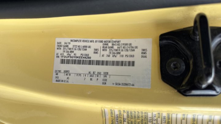 Ford F-550 SUPER DUTY 2019