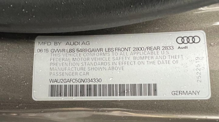 Audi A7 PRESTIGE 2016