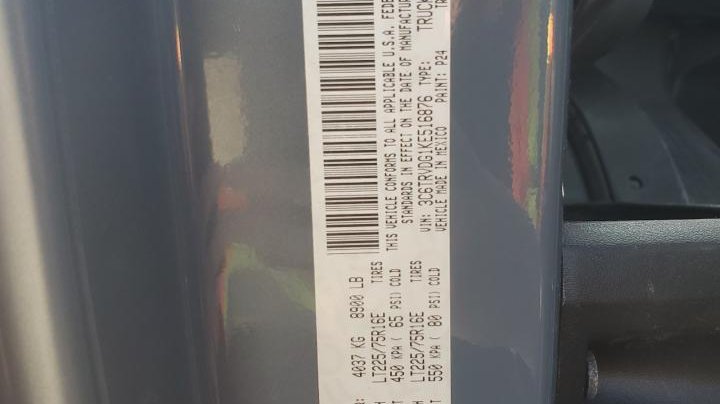 RAM Promaster 2500 HIGH 2019