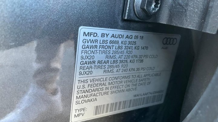 Audi Q7 PREMIUM PLUS 2018