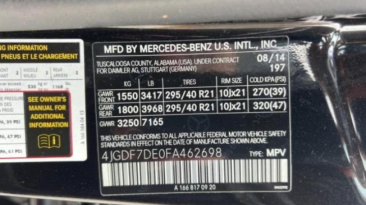 Mercedes-Benz GL-Class 550 4MATIC 2015