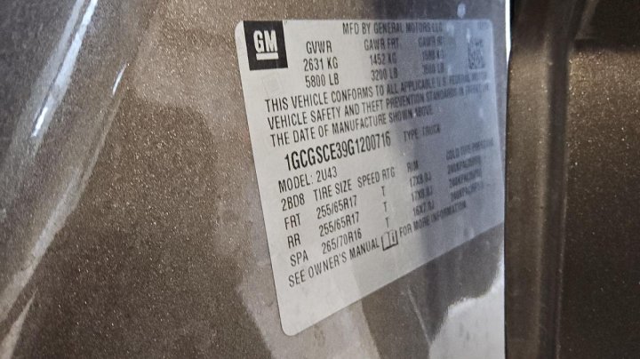 Chevrolet Colorado LT 2016