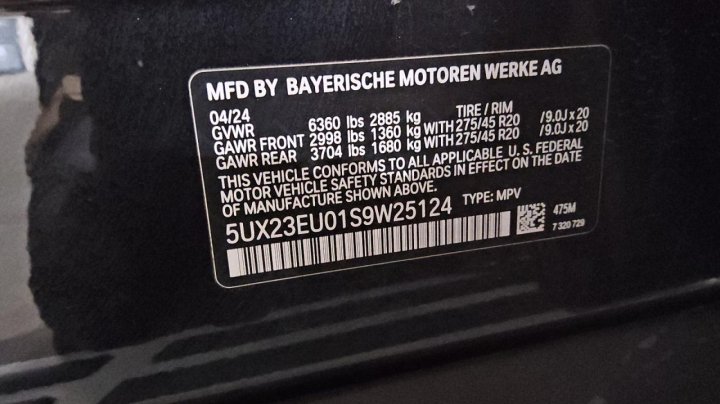 BMW X5 XDRIVE40I 2025