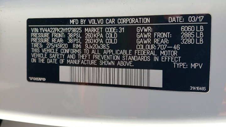 Volvo XC90 T6 2017