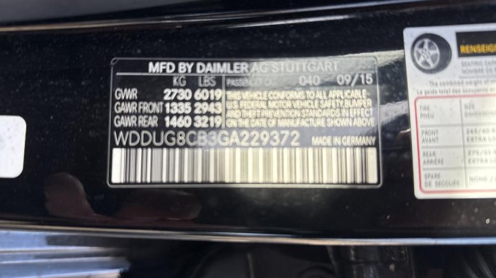 Mercedes-Benz S-Class 550 2016