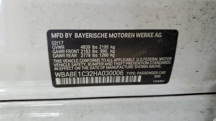 BMW 3 Series  2017