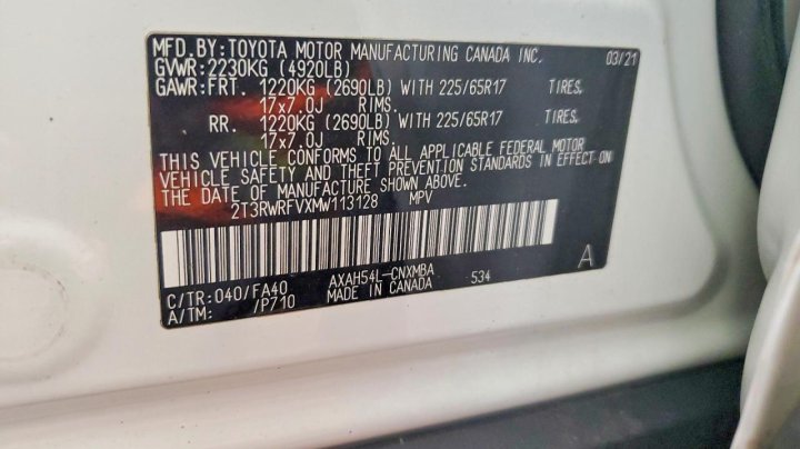 Toyota RAV4  2021