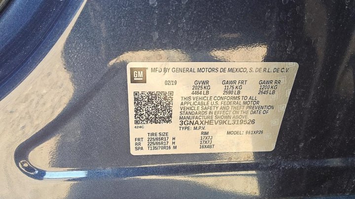 Chevrolet Equinox  2019