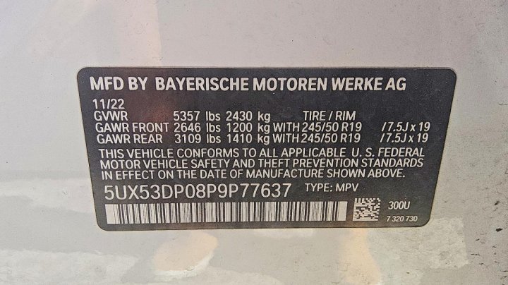 BMW X3  2023