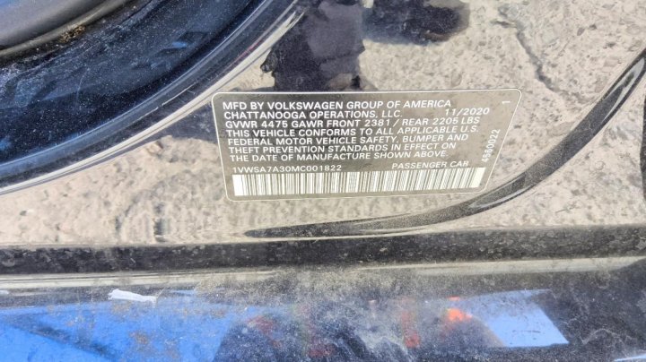 Volkswagen PASSAT  2021