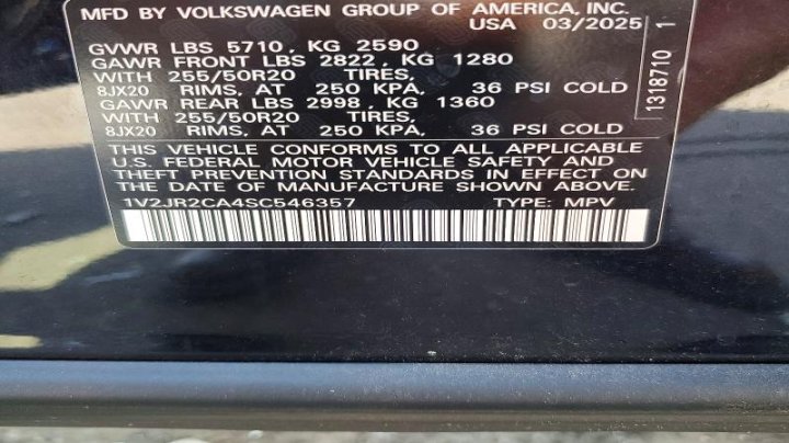 Volkswagen Atlas SE 2025