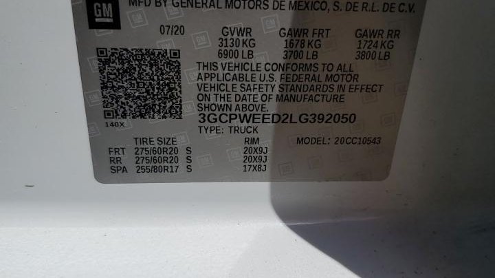 Chevrolet Silverado C1500 LTZ 2020