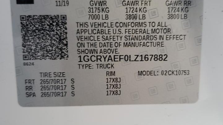 Chevrolet Silverado K1500 2020