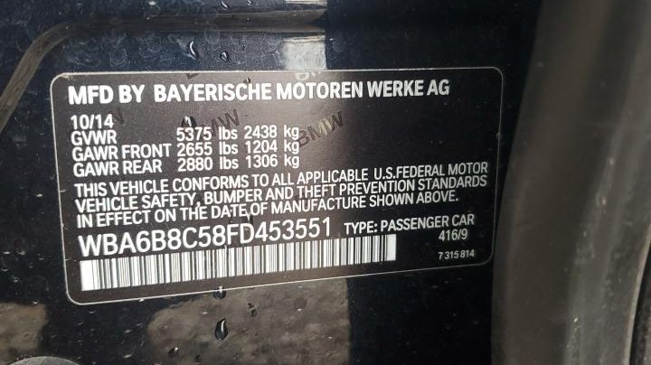 BMW 640  2015