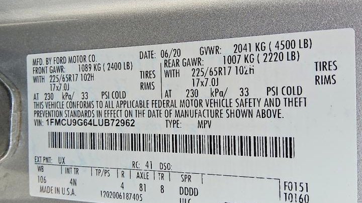 Ford Escape  2020