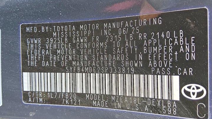 Toyota Corolla  2025