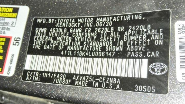 Toyota Camry  2020