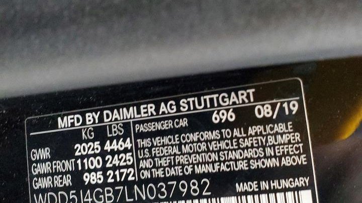 Mercedes-Benz CLA  2020