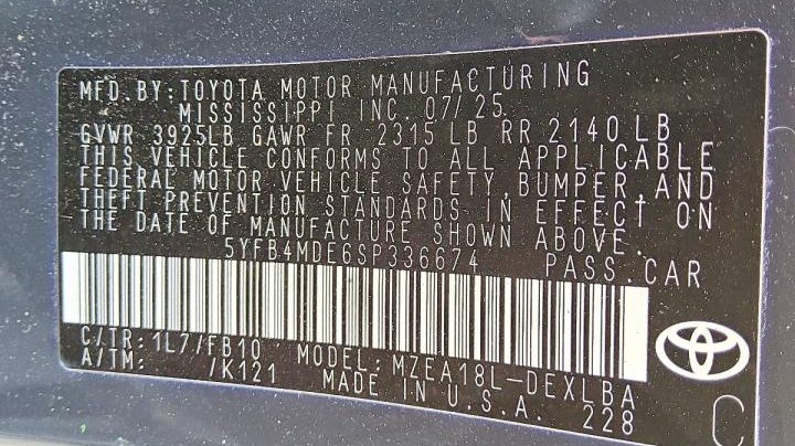 Toyota Corolla  2025