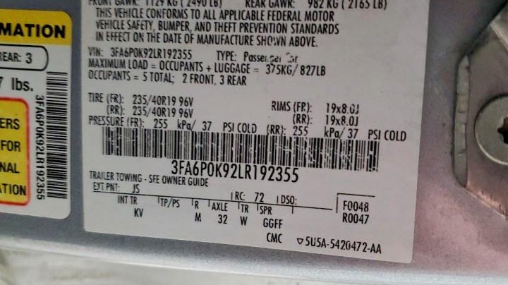 Ford FUSION  2020