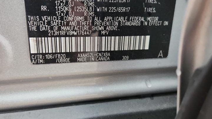 Toyota RAV4  2021