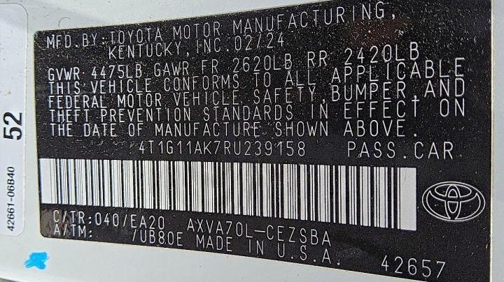 Toyota Camry  2024