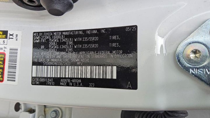 Toyota Highlander Hybrid Limited 2025