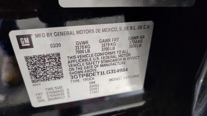 GMC Sierra C1500 Slt 2020