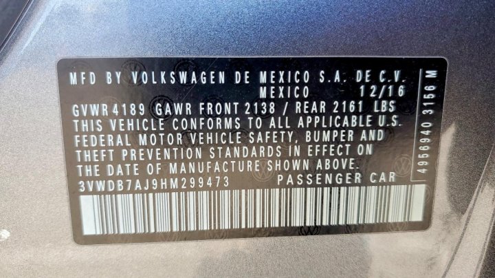 Volkswagen JETTA Se 2017