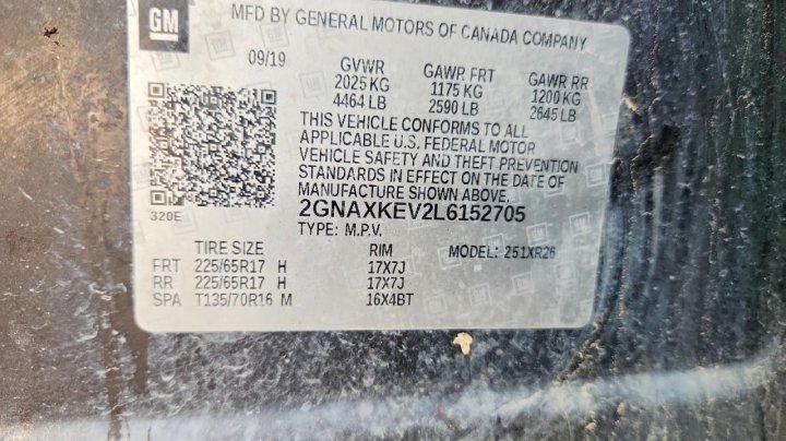 Chevrolet Equinox Lt 2020