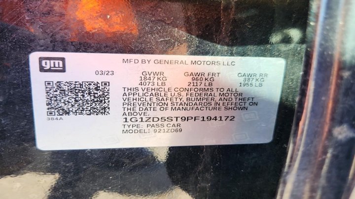 Chevrolet Malibu Lt 2023