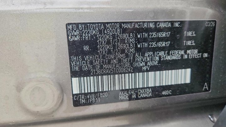 Toyota RAV4 Le 2026