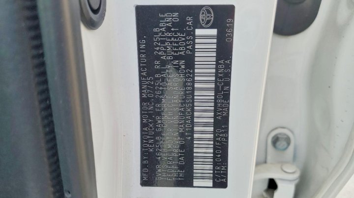 Toyota Camry Le 2025