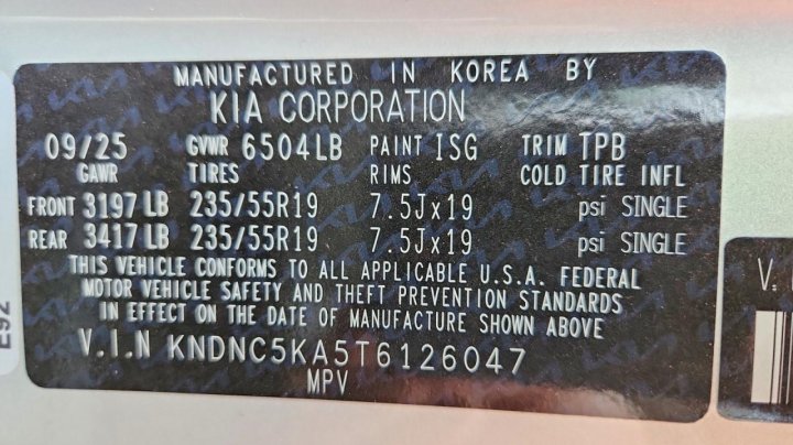 KIA CARNIVAL Ex 2026