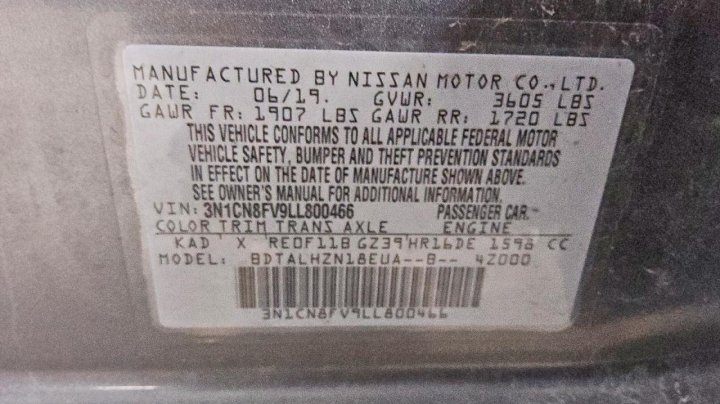 Nissan Versa Sr 2020