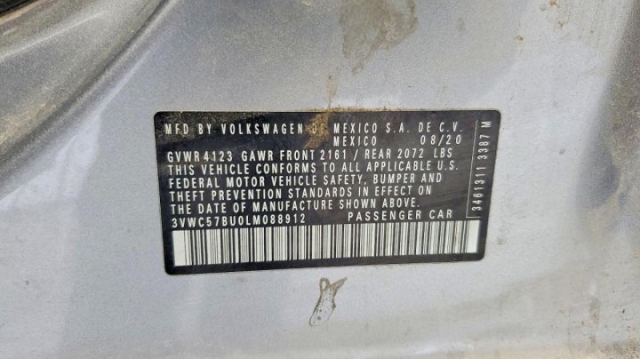Volkswagen JETTA S 2020