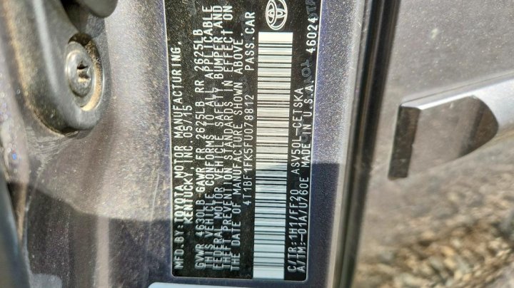 Toyota Camry Se 2015