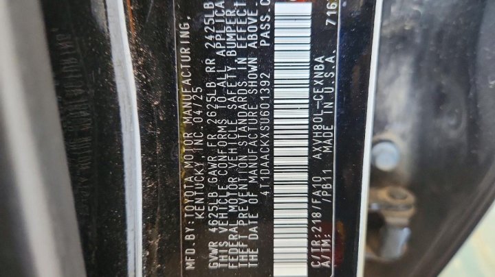 Toyota Camry Le 2025