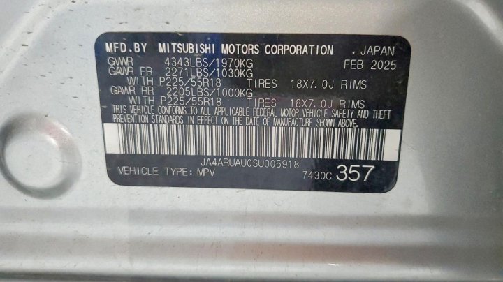 Mitsubishi Outlander Sport S 2025