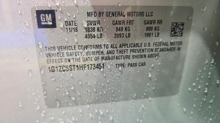 Chevrolet Malibu Ls 2017