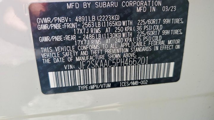 Subaru Forester Forester 2023