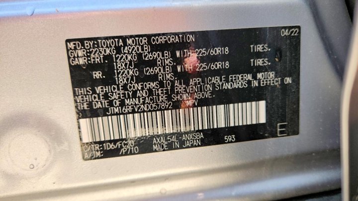 Toyota RAV4 Se 2022