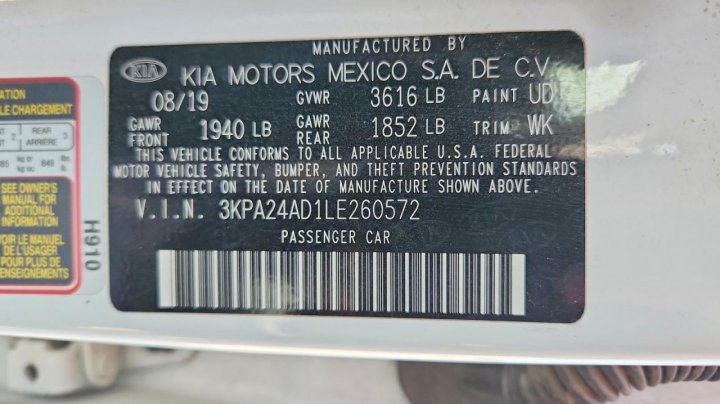 KIA RIO Lx 2020